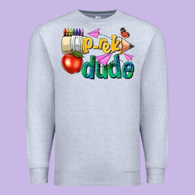Pre K School Pencil Dude Premium Sweatshirt Designed By Nancycooperartshop