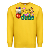 Lemon pre k school pencil dude Premium Sweatshirt - NancyCooperArtShop
