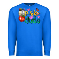 True Royal pre k school pencil dude Premium Sweatshirt - NancyCooperArtShop