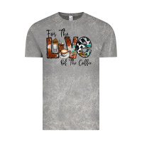 Cloud Rock for the love of the coffe Vintage Tee - CowhideDigitalArt
