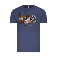Vintage Denim for the love of the coffe Vintage Tee - CowhideDigitalArt