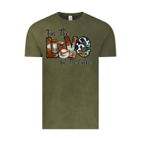 Vintage Olive for the love of the coffe Vintage Tee - CowhideDigitalArt