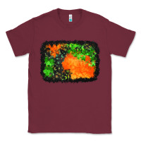 Burgundy halloween mystic symbol background Classic Tee - BundleAndBundleShop