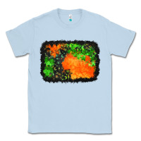 Dusty Blue halloween mystic symbol background Classic Tee - BundleAndBundleShop