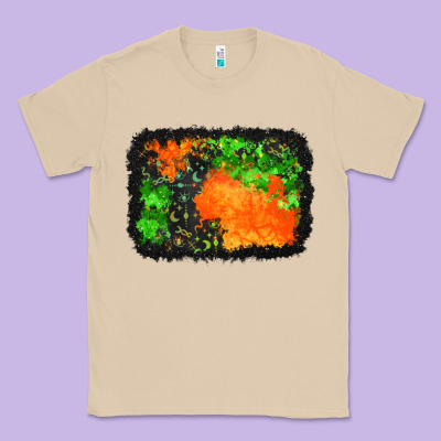 Halloween Mystic Symbol Background Classic Tee Designed By Bundleandbundleshop