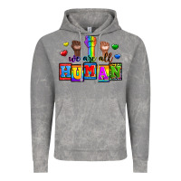 Cloud Rock we are all human Vintage Hoodie - Zillion Design Studio