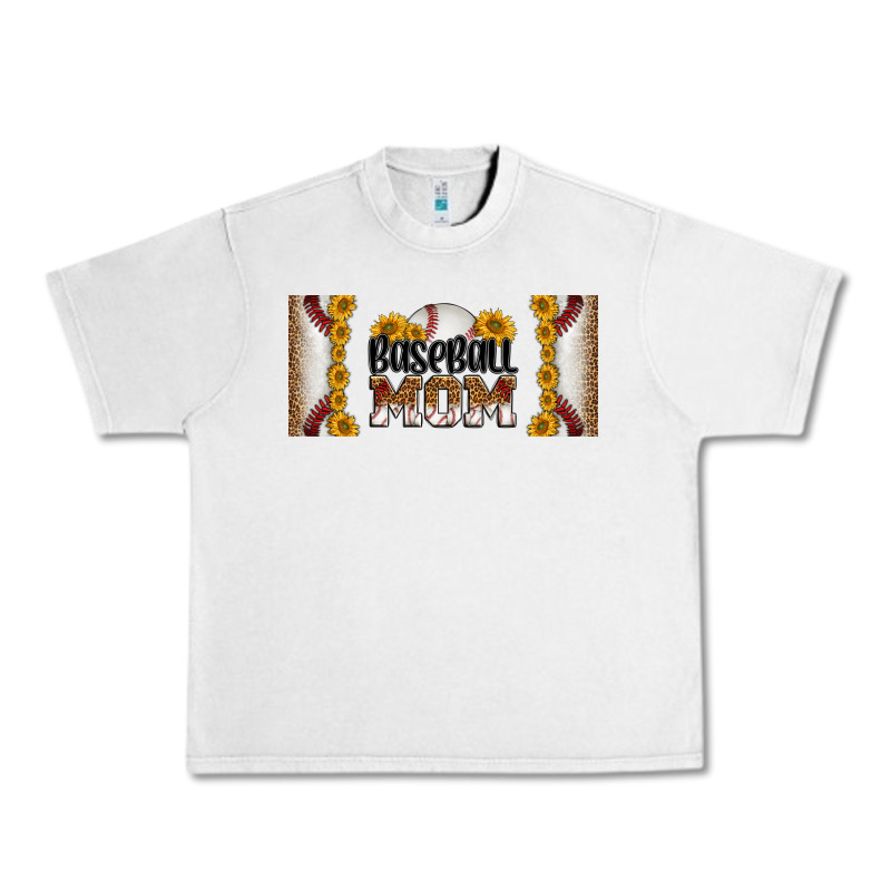 Leopard Baseball Mom 16oz Libbey Glass Urban Heavy Tee by HRA Design Shop | Teevron