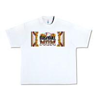White leopard baseball mom 16oz libbey glass Urban Heavy Tee - HRA Design Shop