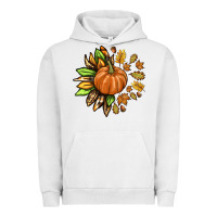 Pigment Lunar Rock Fall Sunflower with Pumpkin Urban Hoodie - texasbilliewilder