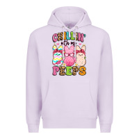 Lilac chillin' with my peeps Premium Hoodie - Artiststas