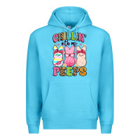 Ocean Blue chillin' with my peeps Premium Hoodie - Artiststas