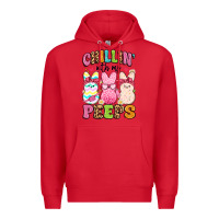 Red chillin' with my peeps Premium Hoodie - Artiststas