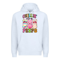 White chillin' with my peeps Premium Hoodie - Artiststas