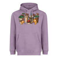 Lavender coffee coffee cups Heavyweight Hoodie - NancyCooperArtShop