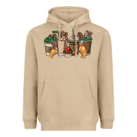 Mushroom coffee coffee cups Heavyweight Hoodie - NancyCooperArtShop