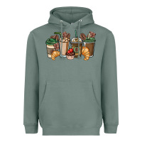 Sage coffee coffee cups Heavyweight Hoodie - NancyCooperArtShop