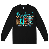 Black registered nurse Long Sleeve Tee - BundleAndBundleShop