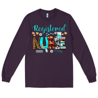 Plum registered nurse Long Sleeve Tee - BundleAndBundleShop