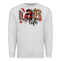 Dove Grey lab life christmas Premium Sweatshirt - MaliasSmallBusiness