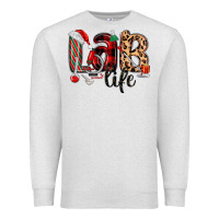 Oatmeal Heather lab life christmas Premium Sweatshirt - MaliasSmallBusiness