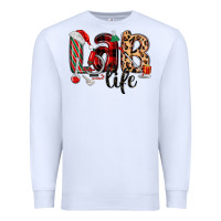 White lab life christmas Premium Sweatshirt - MaliasSmallBusiness