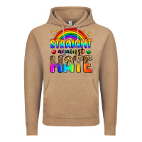 Vintage Coffee straight against hate Vintage Hoodie - Zillion Design Studio