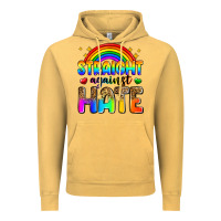 Vintage Mustard straight against hate Vintage Hoodie - Zillion Design Studio