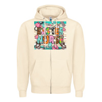 Sandshell easter nurse Zipper Hoodie - NancyCooperArtShop