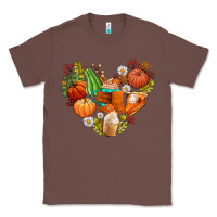 Chestnut pumpkin and latte with fall Classic Tee - AdoDesignShop