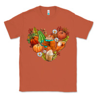 Copper pumpkin and latte with fall Classic Tee - AdoDesignShop