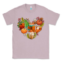 Lilac pumpkin and latte with fall Classic Tee - AdoDesignShop