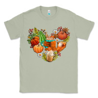 Matcha pumpkin and latte with fall Classic Tee - AdoDesignShop