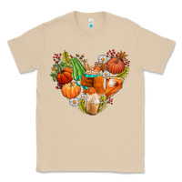 Mushroom pumpkin and latte with fall Classic Tee - AdoDesignShop
