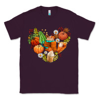 Plum pumpkin and latte with fall Classic Tee - AdoDesignShop