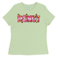 Matcha donut with donut and hearts Ladies Tee - AdoDesignShop