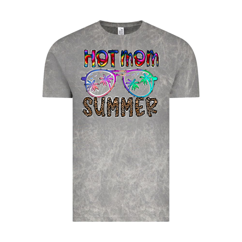Hot Mom Summer Vintage Tee by CowhideDigitalArt | Teevron