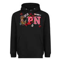 Black valentinesday lpn Heavyweight Hoodie - NancyCooperArtShop