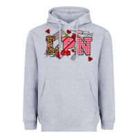 Heather Grey valentinesday lpn Heavyweight Hoodie - NancyCooperArtShop
