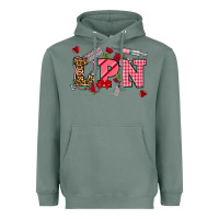 Sage valentinesday lpn Heavyweight Hoodie - NancyCooperArtShop