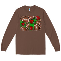 Chestnut american football helmet background Long Sleeve Tee - JahusDesignShop