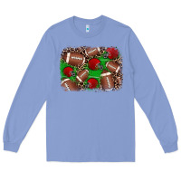 Colony Blue american football helmet background Long Sleeve Tee - JahusDesignShop