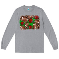 American Football Helmet Background Long Sleeve Tee | Teevron