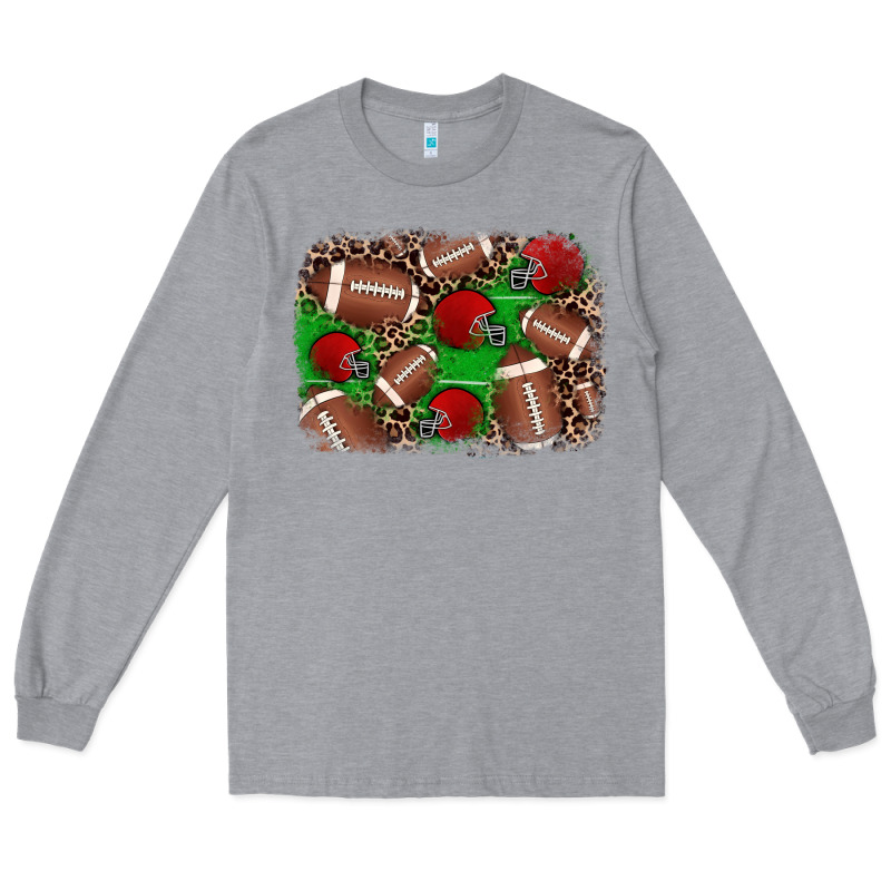 American Football Helmet Background Long Sleeve Tee by JahusDesignShop | Teevron
