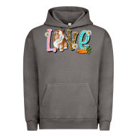 Pigment Tornado Love Easter Rabbit Urban Hoodie - NancyCooperArtShop