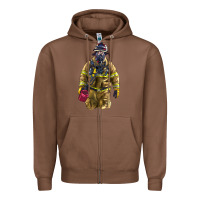 Chestnut Firefighter Zipper Hoodie - LillyAllenDesigns