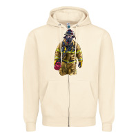 Sandshell Firefighter Zipper Hoodie - LillyAllenDesigns