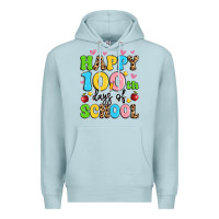 Blue Mist happy 100 th days of school Premium Hoodie - Artiststas