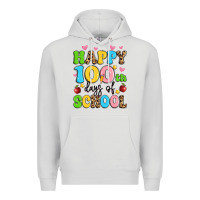 Dove Grey happy 100 th days of school Premium Hoodie - Artiststas