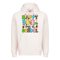 Pale Pink happy 100 th days of school Premium Hoodie - Artiststas