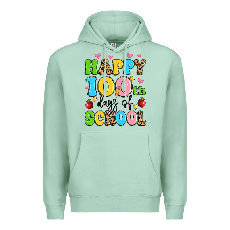 Happy 100 Th Days Of School Premium Hoodie by Artiststas | Teevron